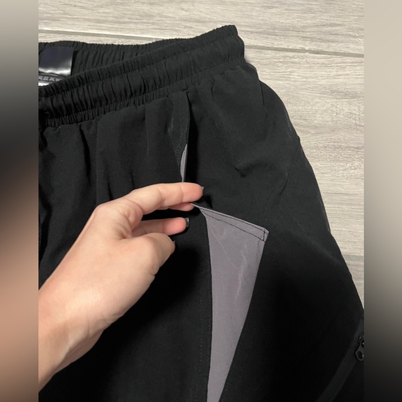 Sportneer Mens Large Black Mountain Bike Shorts 3D Padded w/ 4 Pockets - Picture 3 of 12